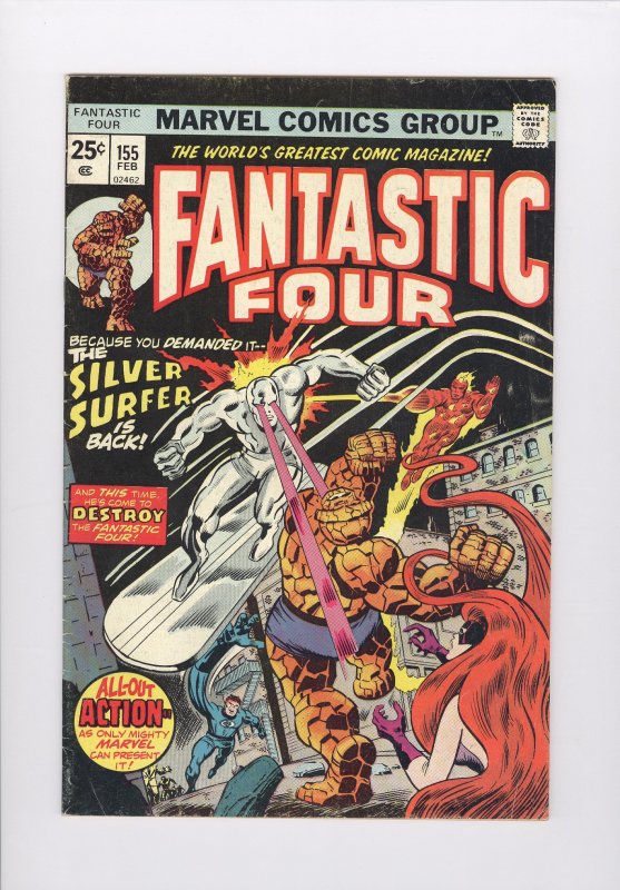 Fantastic Four # 154 & 155  (Lot of Two)  VF-/VF (1975) High Grade Bronze Age