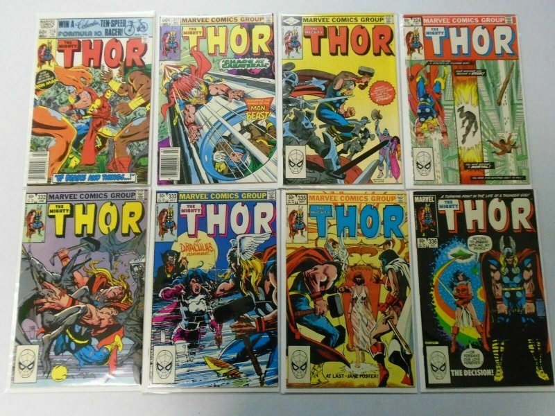 Thor Lot, From:#302-349, 25 Different, Average 7.5 Range 6.0-8.0 (1980-1984)