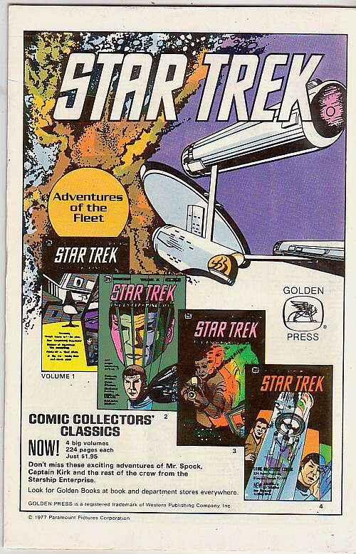 Star Trek #49 (Nov-77) VF+ High-Grade Captain Kirk, Mr Spock, Bones, Scotty