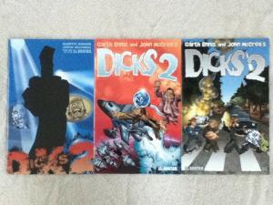 DICKS 2 (Volume 2) - THREE (3) Issue Lot -  #1, #2, and #3 - Garth Ennis