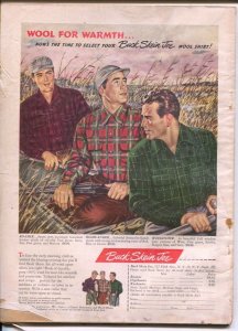 Hunting and Fishing 9/1952-Dan Siculan cover art-pix-info-ads-Mystery of Red ...