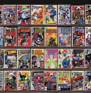 Huge Lot 150+ Comics with X-Factor, Thor, Excalibur, Alpha Flight & More!