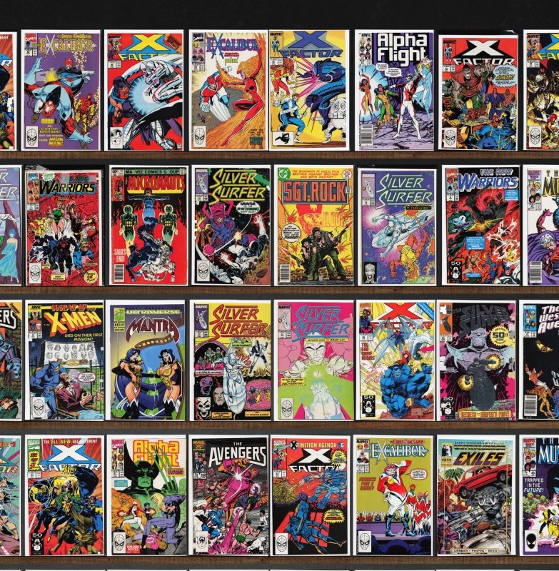 Huge Lot 150+ Comics with X-Factor, Thor, Excalibur, Alpha Flight & More!
