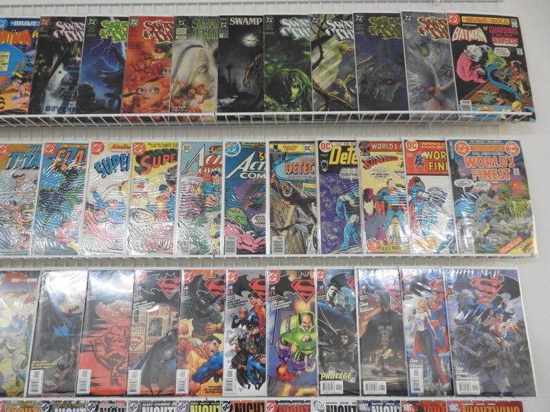 Huge Lot 130+ Comics W/ Batman, Superman, Swamp Thing+ Avg Fine- Condition!