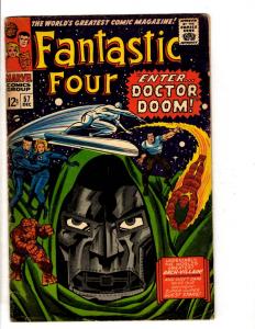 Fantastic Four # 57 FN- Marvel Comic Book Thing Human Torch Silver Surfer TW65