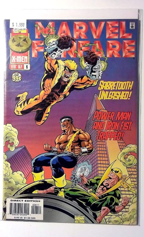 Marvel Fanfare #6 (1997) Marvel Comics Power Man Iron Fist 1st Print Comic Book