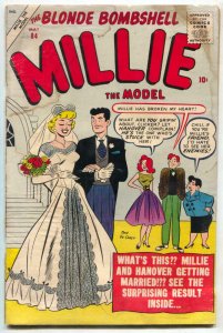 Millie the Model #84 1958- DeCarlo wedding cover- FAIR