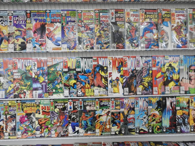 Huge Lot 180+ Comics W/ Marvel Team-Up, Wolverine, +More! Avg FN/VF Condition!