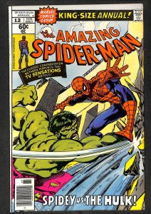 Amazing Spider-Man Annual #12 FN 6.0 Incredible Hulk!