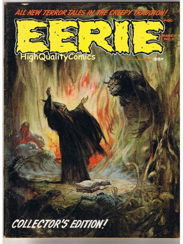 EERIE #2, Warren, Frank Frazetta, Alex Toth,Severin,VG+