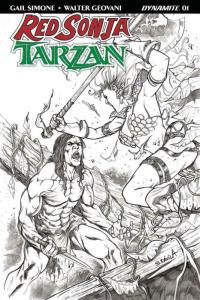 RED SONJA TARZAN #1, VF/NM, Variant, Sergio Davila, 2018, more RS in store