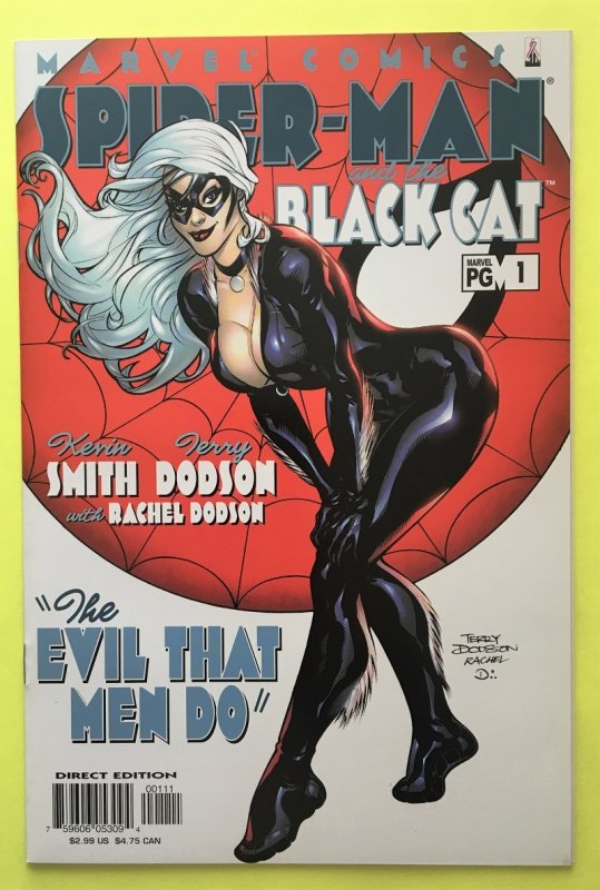 SPIDER-MAN BLACK CAT EVIL THAT MEN DO 1 MARVEL 2002