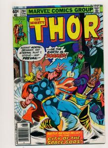 MARVEL LOT of 7- The Mighty THOR #280-284,325326 1978/'79/'82 G/VG (PJ92) 