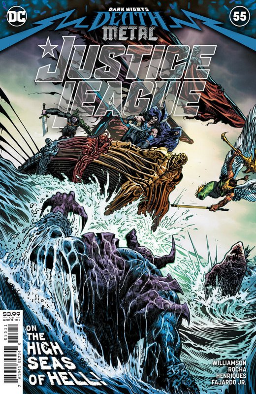 JUSTICE LEAGUE #55 CVR A LIAM SHARP (DARK NIGHTS DEATH METAL)