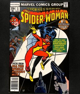Spider-Woman (1978) #1 New costume and origin!