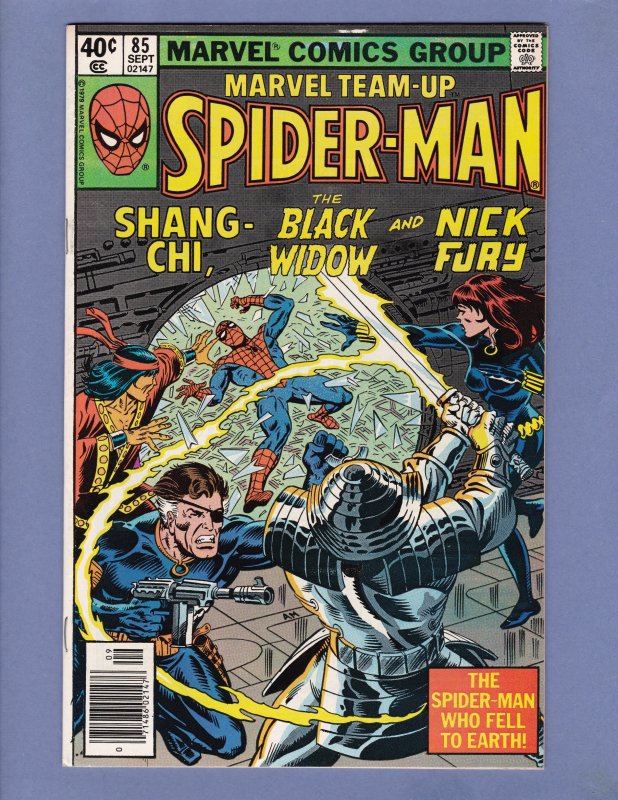 Marvel Team-Up #85 NM-/NM Spider-Man Black Widow Nick Fury Shang-Chi Marvel 1979