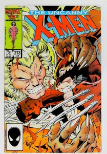 Uncanny X-Men (1981 series)  #213, VF+ (Actual scan)