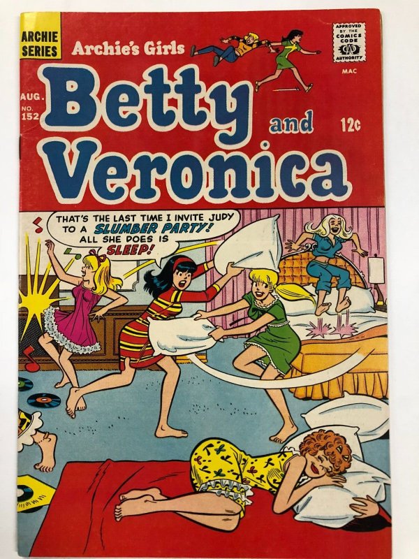 ARCHIES GIRLS BETTY & VERONICA (1950-1987) 152  (August 1968) VF+  Dan De Carlo