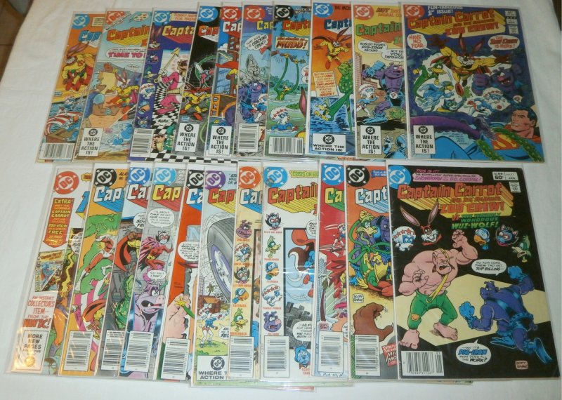 Captain Carrot and His Amazing Zoo Crew #1-20, 1st app. NTT 16  (set of 21)