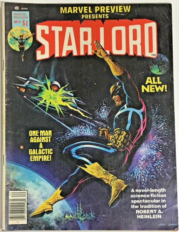 MARVEL PREVIEWS#11 FN/VF 1977 STAR-LORD MARVEL BRONZE AGE MAGAZINE