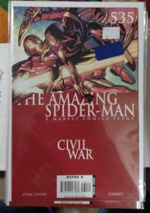 Amazing Spider-Man # 535  2006  MARVEL disney   iron spider civil war IRON MAN