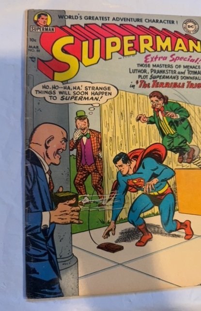Superman #88 (1954)Luther/prankster/Toyman terrible trio