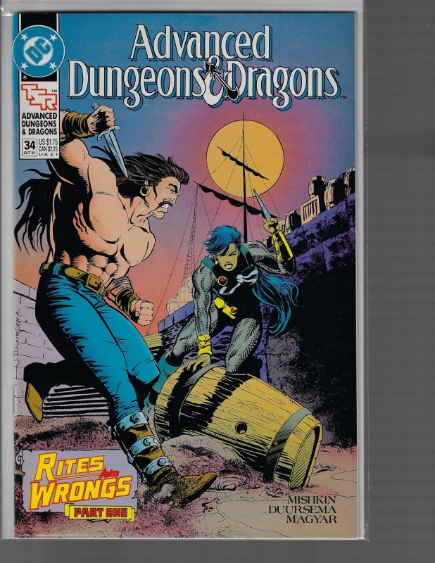 Advanced Dungeons and Dragons #20-36 + Annual  (DC, 1989-1990) NM Average