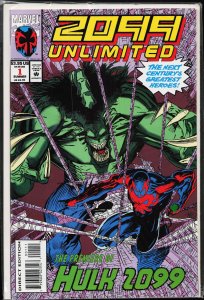 2099 Unlimited #1 (1993) Hulk 2099 [Key Issue]