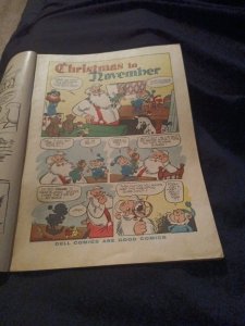 Golden Age four color Comic, Santa Claus Funnies #607 Dell Comics 1954 precode