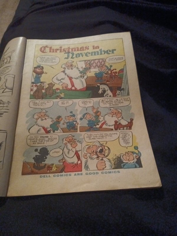 Golden Age four color Comic, Santa Claus Funnies #607 Dell Comics 1954 precode