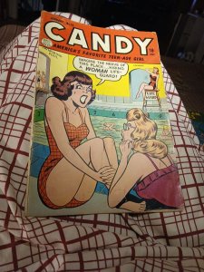 Candy America's Favorite Teen #52 Quality Comics 1955 Golden Age Good Girl Art