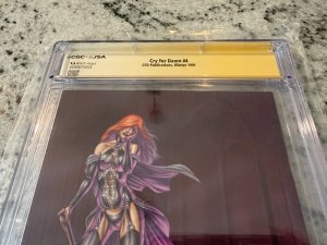 Cry For Dawn # 4 CGC Graded 9.6 Comic Book SIGNED 2X / Sketch JSA Certified JH24