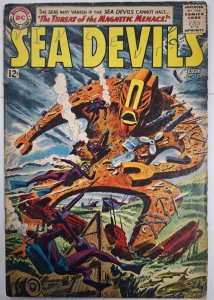 SEA DEVILS 12 (AUGUST 1963) France Herron, Irv Novick GOOD