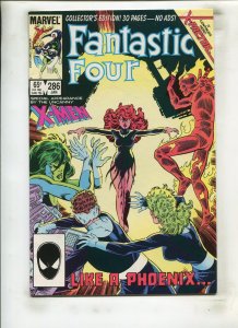 FANTASTIC FOUR #286 (9.2) DARK PHOENIX, X-MEN!! 1985