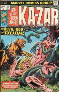 Ka-Zar (2nd Series) #11 VF ; Marvel | Lord of the Hidden Jungle