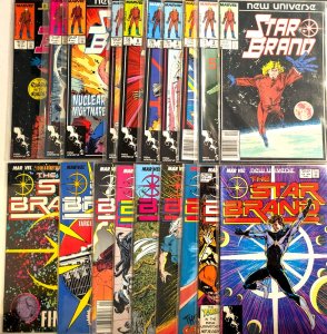 *Star  Brand (1986, Of 19) 1vf, 2-19, Ann. 1, Pitt GN 22 High Grade Books
