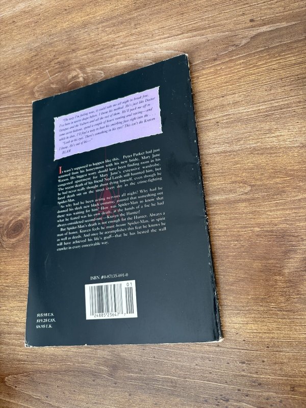 Amazing Spider-Man Kraven's Last Hunt Comic Book TPB Graphic Novel 12 J376