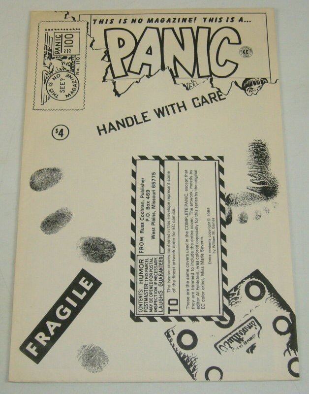 Panic Portfolio by Al Feldstein - ec comics - russ cochran - art set 1985