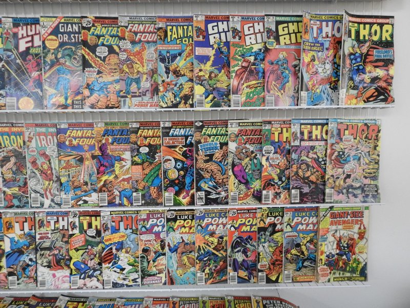 Huge Lot 190+ Low Grade Mostly Bronze Comics W/ Hulk, Thor, +More see desc