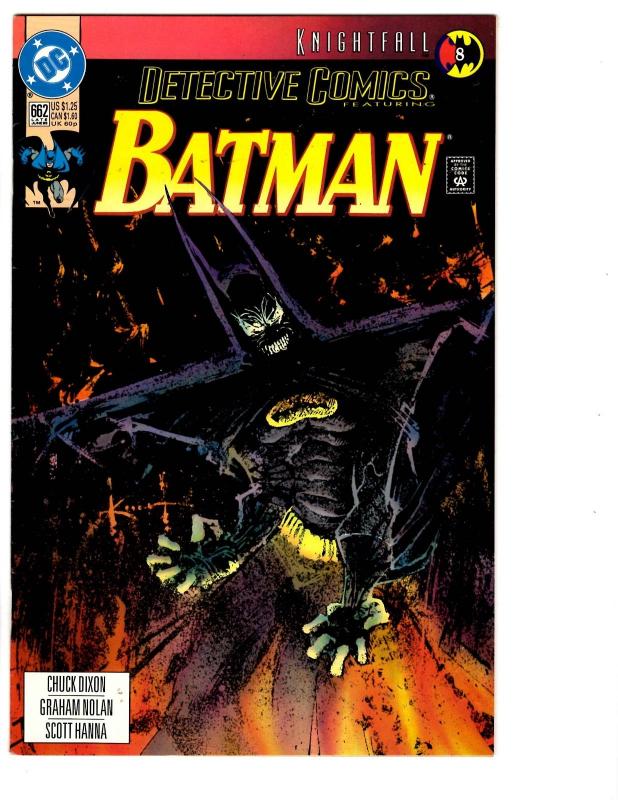 6 Detective Comics DC Comics # 660 661 662 663 664 665 Batman Robin Bane BH27