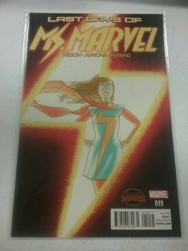 Ms. Marvel Comic Issue 19 ModernAge First Print 2015 Wilson Alphona Herring NW58