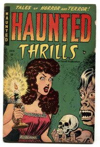 Haunted Thrills #1 1952-Pre-code Horror-Cross dressing-Vampires