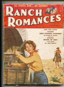 Ranch Romances 4/23/1954- Spicy headlight cover-Saskatchewan-Alan Ladd