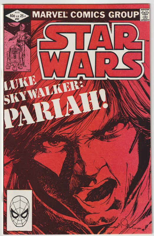 Star Wars #62 (Aug 1982, Marvel), VG condition (4.0)