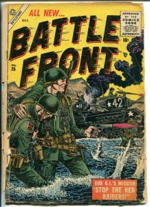 BATTLE-FRONT #36 1955-ATLAS-CIVIL WAR-COMMIES-JACK KATZ-pr/fr