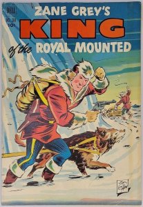 Four Color Comics 384 Dell 1952 3.5 VG- Zane Grey's King of The Royal Mounted