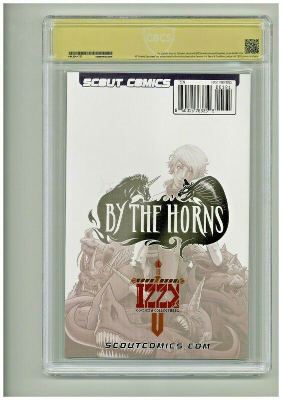 By the Horns #1 Exclusive PIPER RUDICH VIRGIN COVER SIGNED CBCS 9.8