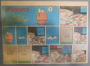 Peanuts Sunday Page by Charles Schulz from 6/4/1967 Size: ~11 x 15 inches 