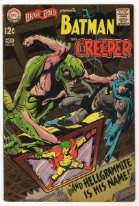 Brave and the Bold #80 VINTAGE 1968 DC Comics Batman Creeper