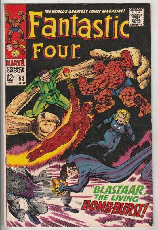 Fantastic Four #63 (Jun-67) VF/NM High-Grade Fantastic Four, Mr. Fantastic (R...